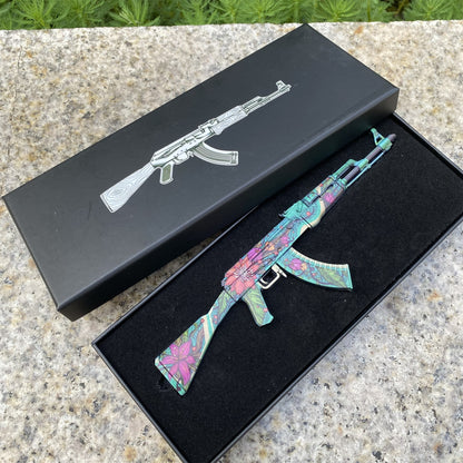 AK47 Wild Lotus Metal Miniature Gun