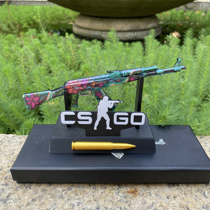 AK47 Wild Lotus Metal Miniature Gun