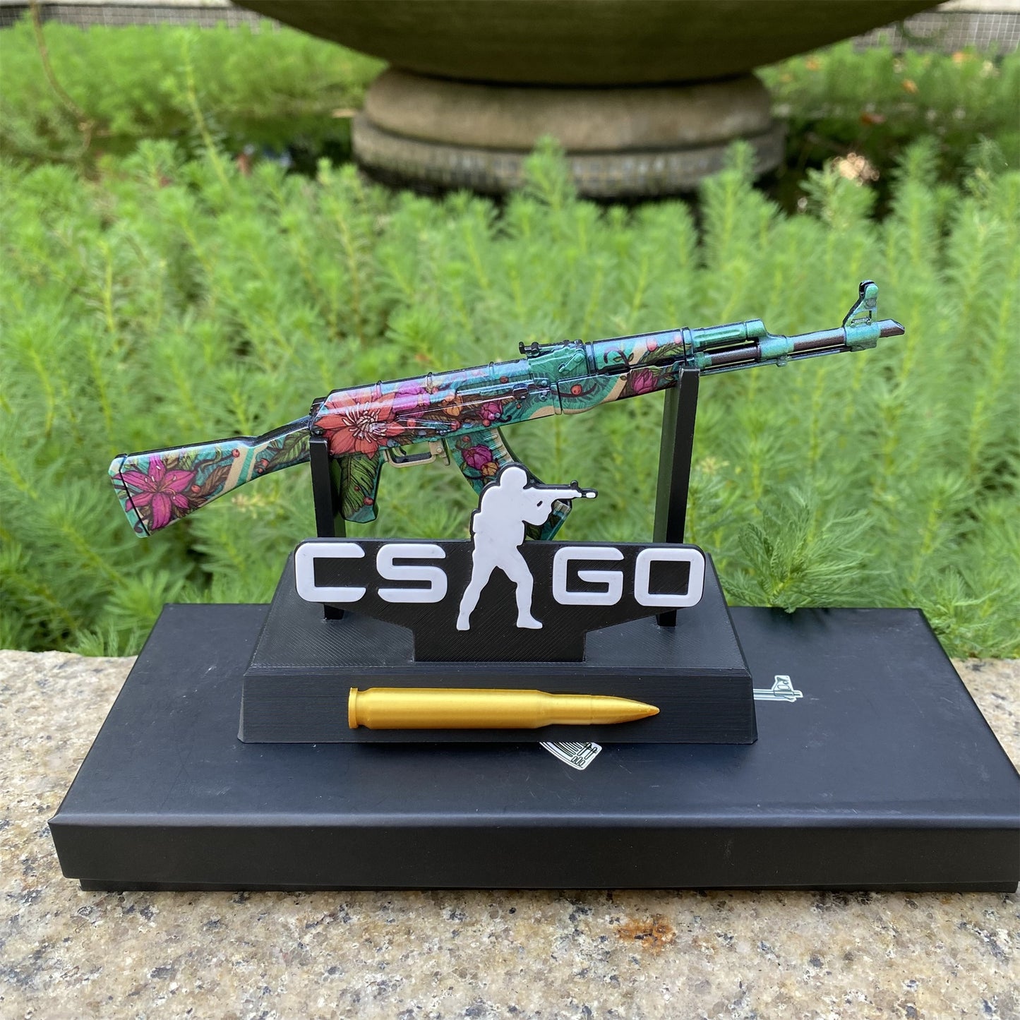 AK47 Wild Lotus Metal Miniature Gun