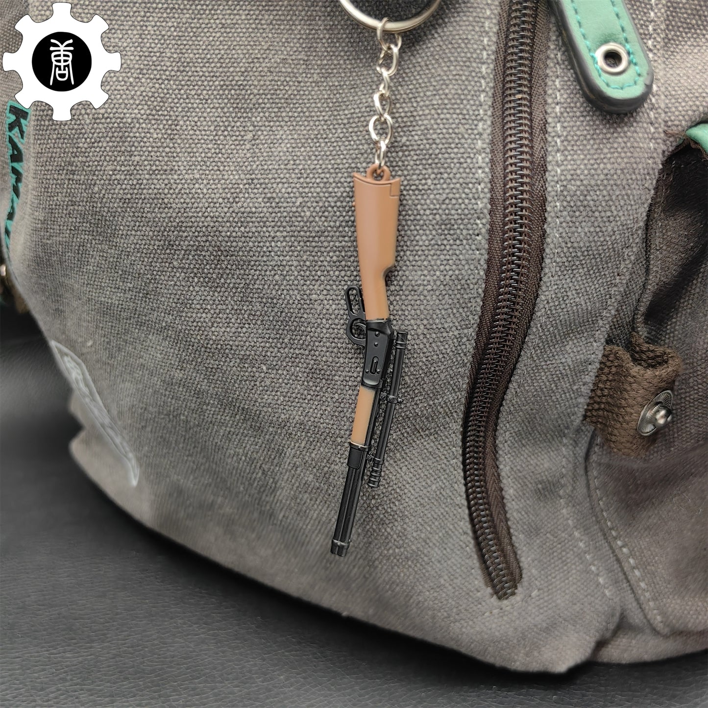 Tiny Winchester 1894 W94 Sniper Rifle Keychain Metal Pendant