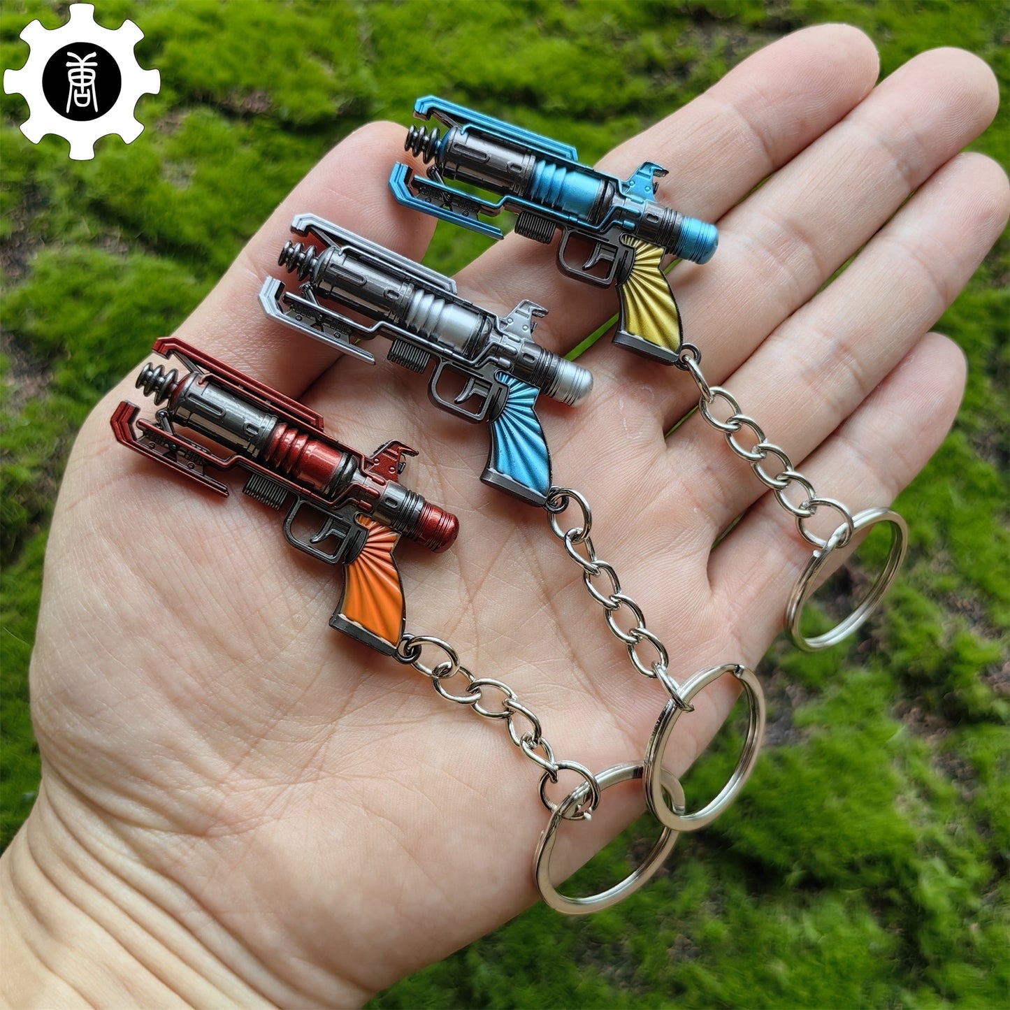 Wingman Revolver Keychain Mini Metal Replica 