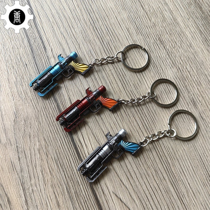 Wingman Revolver Keychain Mini Metal Replica 