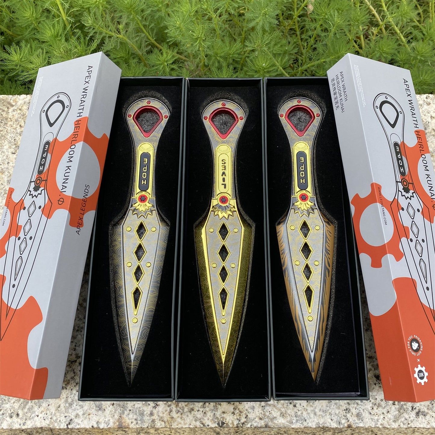 Wraith Heirloom Recolor Hope's Dawn Wraith Kunai Top Rank Metal Replica