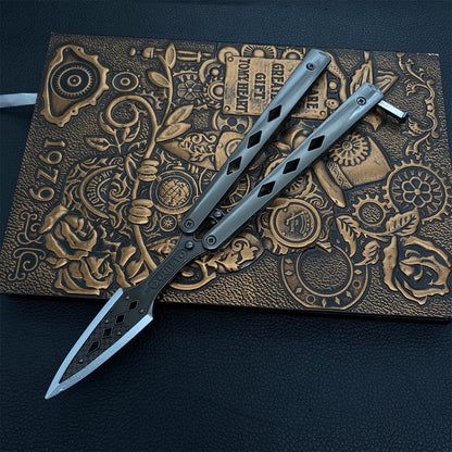 Wraith Heirloom Kunai Metal Blunt Blade Balisong display model