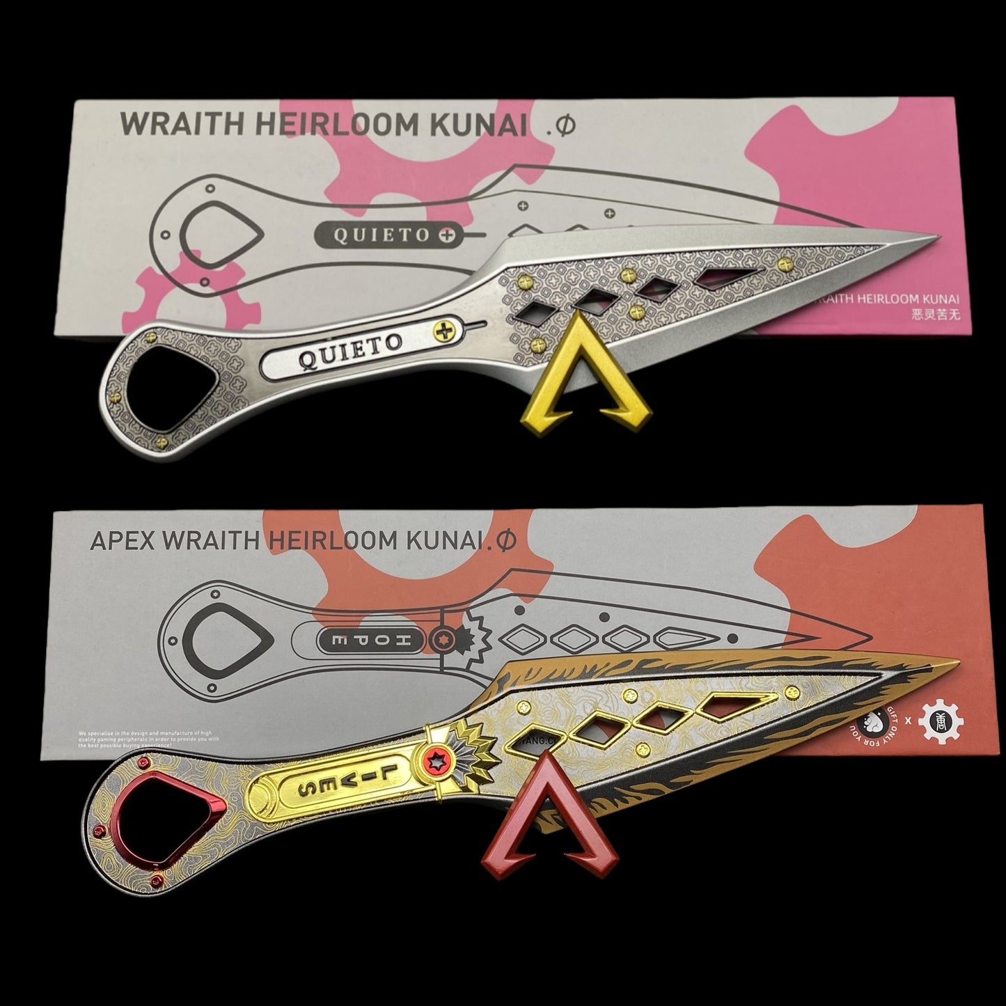 The Most Accurate Wraith Kunai 1:1 Scale Metal Wraith Heirloom