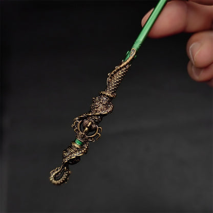 Black Wukong JinGuBang Willow Wood Golden Loong Chitin Loongwreath Bronze Cloud Staffs Golden Hoop7 in 1 Gift Box
