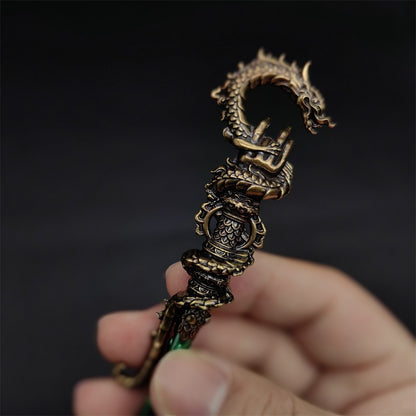 Black Wukong JinGuBang Willow Wood Golden Loong Chitin Loongwreath Bronze Cloud Staffs Golden Hoop7 in 1 Gift Box