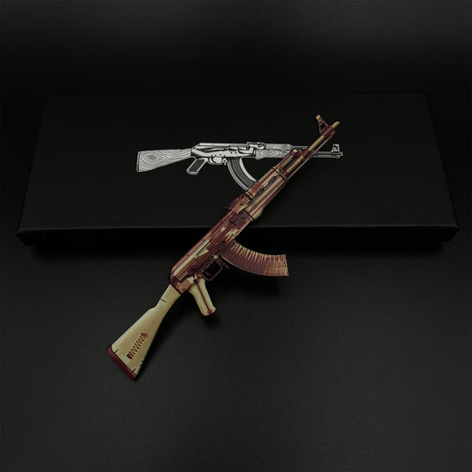 AK47 X-Ray Skin Metal Miniature For Collection