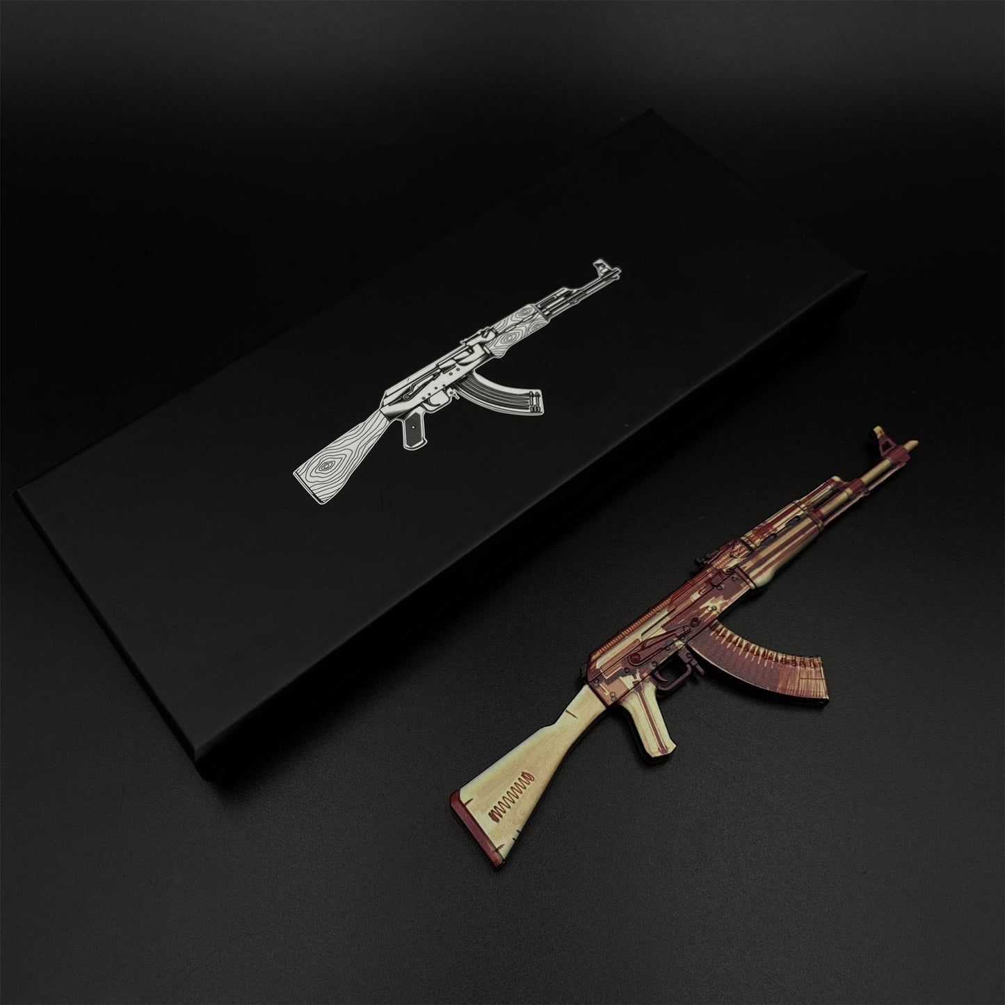 AK47 X-Ray Skin Metal Miniature For Collection