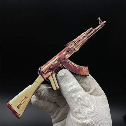 AK47 X-Ray Skin Metal Miniature For Collection