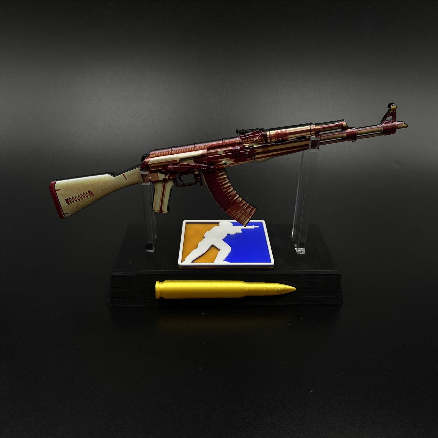 AK47 X-Ray Skin Metal Miniature For Collection