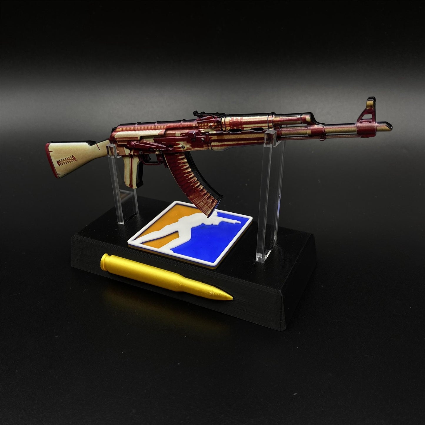 AK47 X-Ray Skin Metal Miniature For Collection