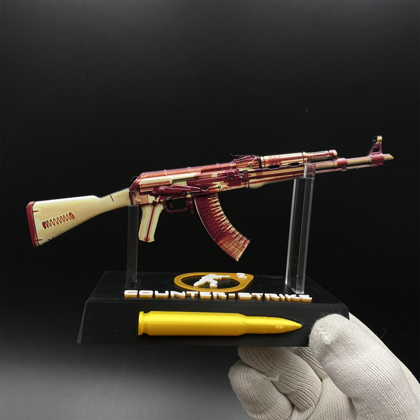 AK47 X-Ray Skin Metal Miniature For Collection
