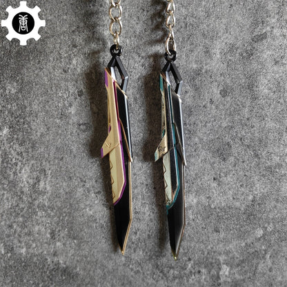 Mini XERØFANG Knife Tiny KeyChain Metal Pendant