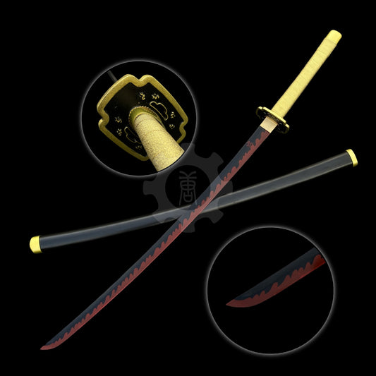 IRL Yoriichi Nichirin Sword Katana-Carbon Steel 1045
