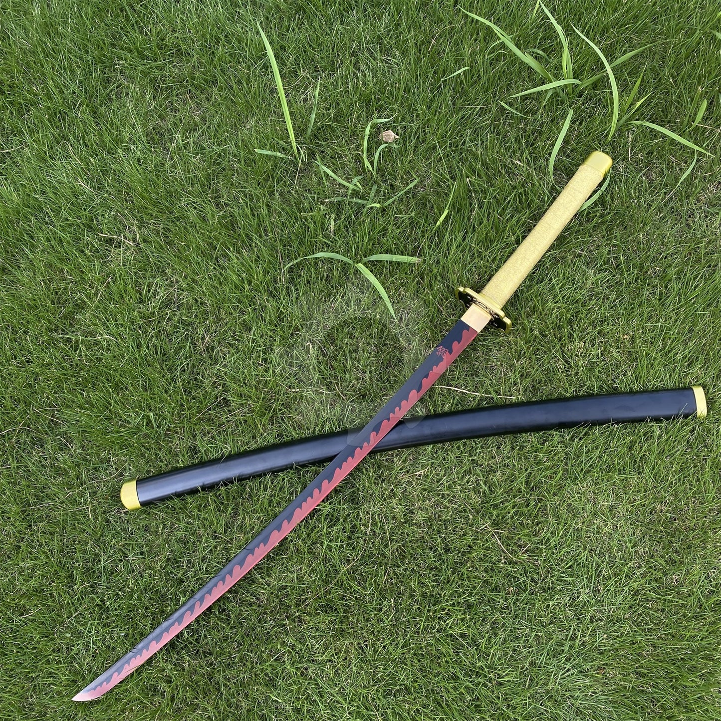 Yoriichi Tsugikuni Nichirin Sword Orignal Sun Breathing Nichirin Blade For Collection