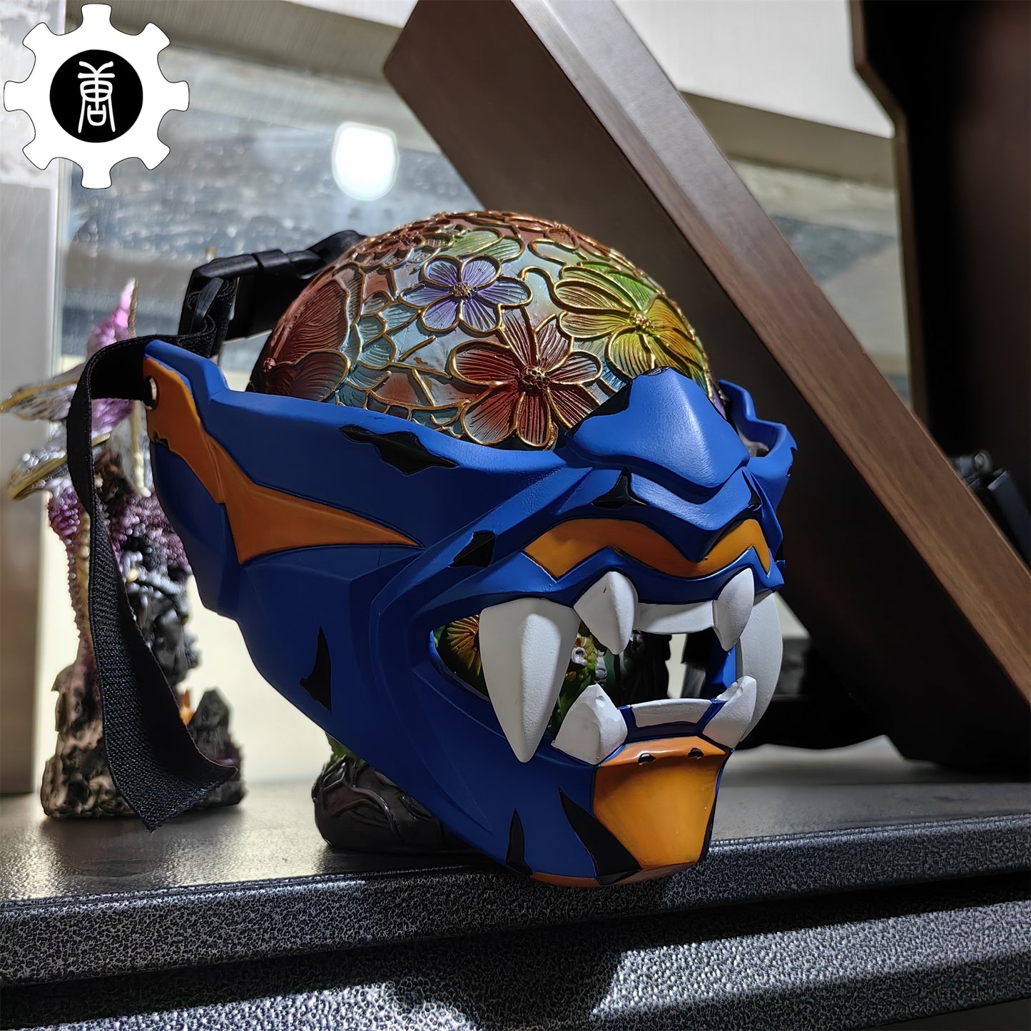 3D Printed Yoru Mask Duelist Half Face Mask Yoru Cosplay Prop