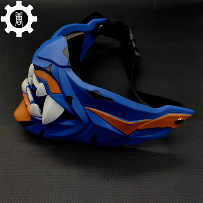 3D Printed Yoru Mask Duelist Half Face Mask Yoru Cosplay Prop