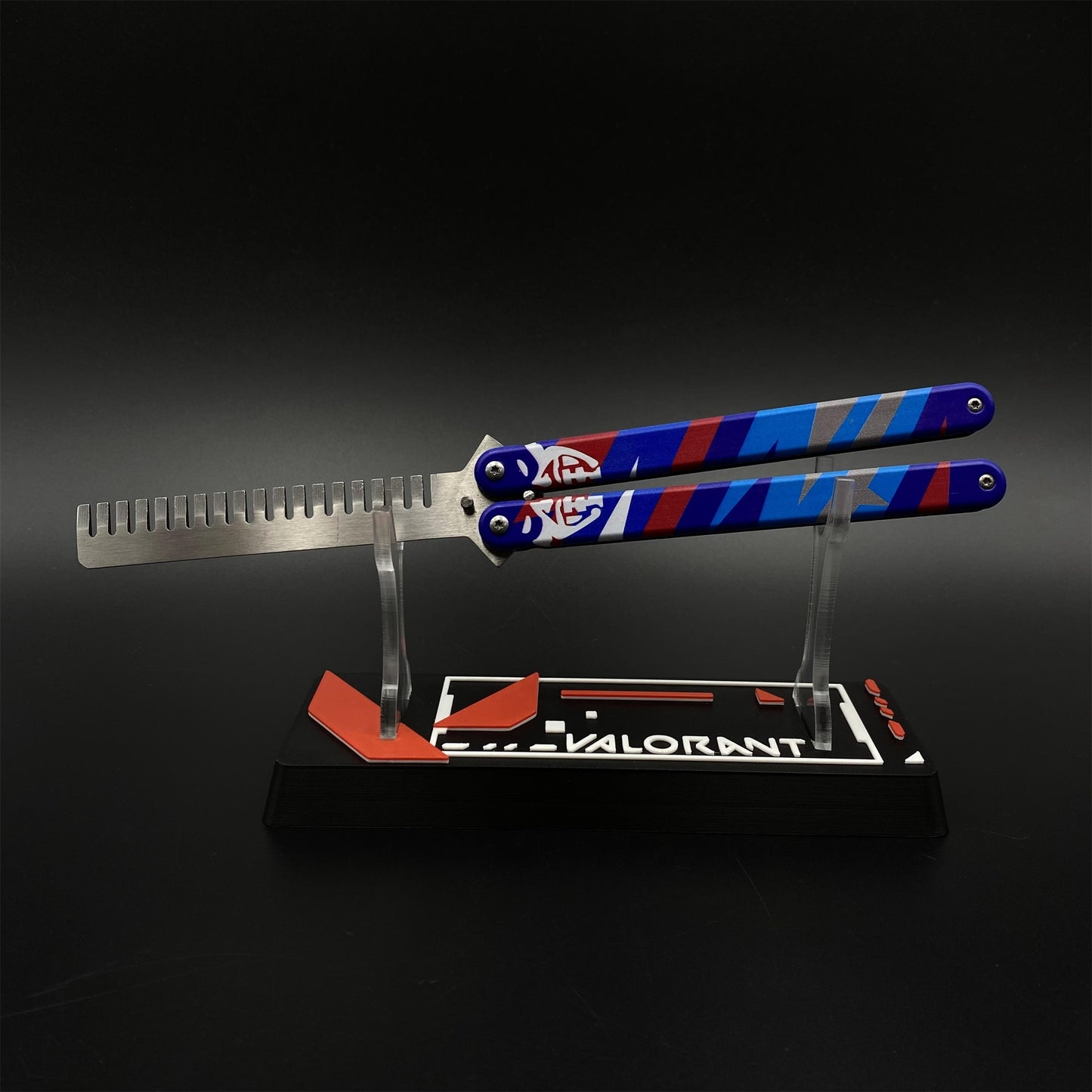 Blunt Blade Stainless Steel Yoru Comb Balisong Butterfly Trainer