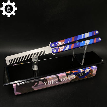 High-End CNC Yoru Comb Aluminum Alloy Handle Yoru Knife Balisong Trainer
