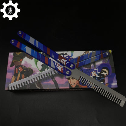 High-End CNC Yoru Comb Aluminum Alloy Handle Yoru Knife Balisong Trainer