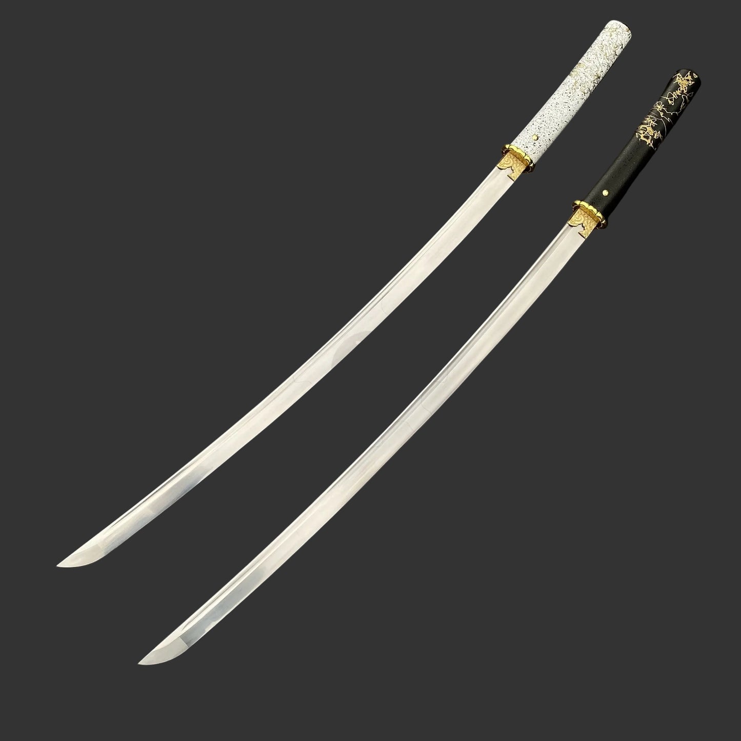 GOY Ytsu Katana Carbon Steel Forged Gilded Dawn Gilded Night Samurai Sword