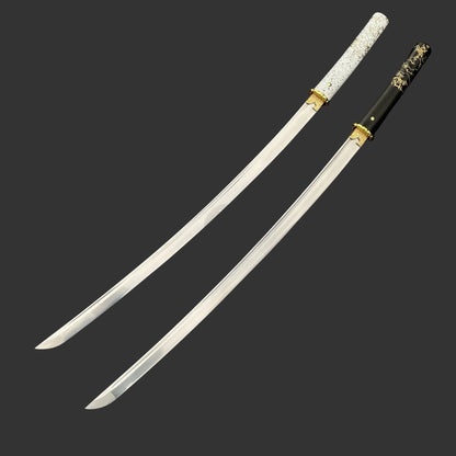 GOY Ytsu Katana Carbon Steel Forged Gilded Dawn Gilded Night Samurai Sword