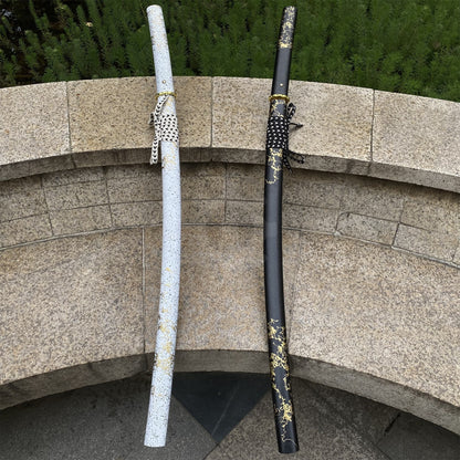 GOY Ytsu Katana Carbon Steel Forged Gilded Dawn Gilded Night Samurai Sword