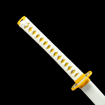 Zenitsu Agatsuma Nichirin Sword Handmade Carbon Steel Katana For Collection