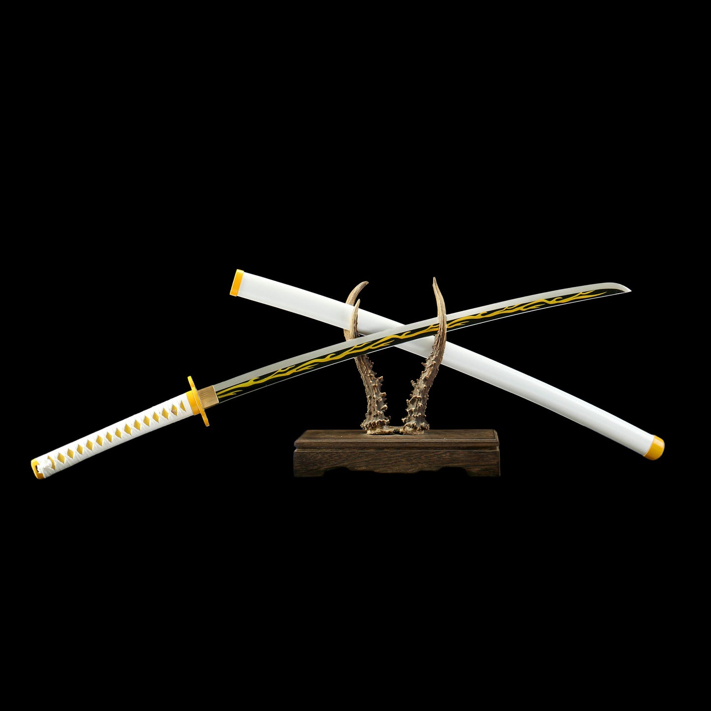 Zenitsu Agatsuma Nichirin Sword Handmade Carbon Steel Katana For Collection