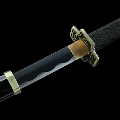 Zoro Yubashiri Katana Carbon Steel Samurai Sword For Collection