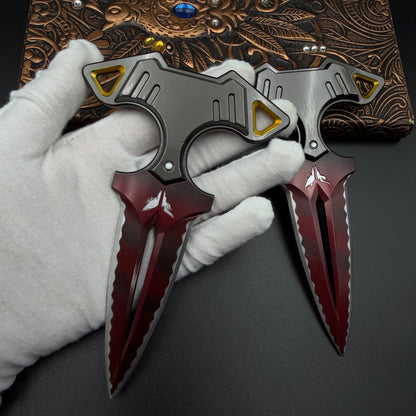 Rogue Dagger Knife, 1:1 Scale Replica of Skin Replica Cosplay Prop Set Unsharpened Game Prop Collectible