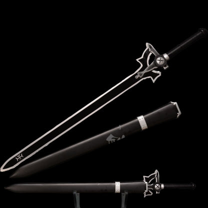 Elucidator Kiritos Sword Life-size Cosplay Prop Metal Replica