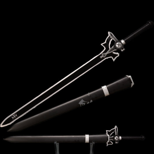 Elucidator Kiritos Sword Life-size Cosplay Prop Metal Replica