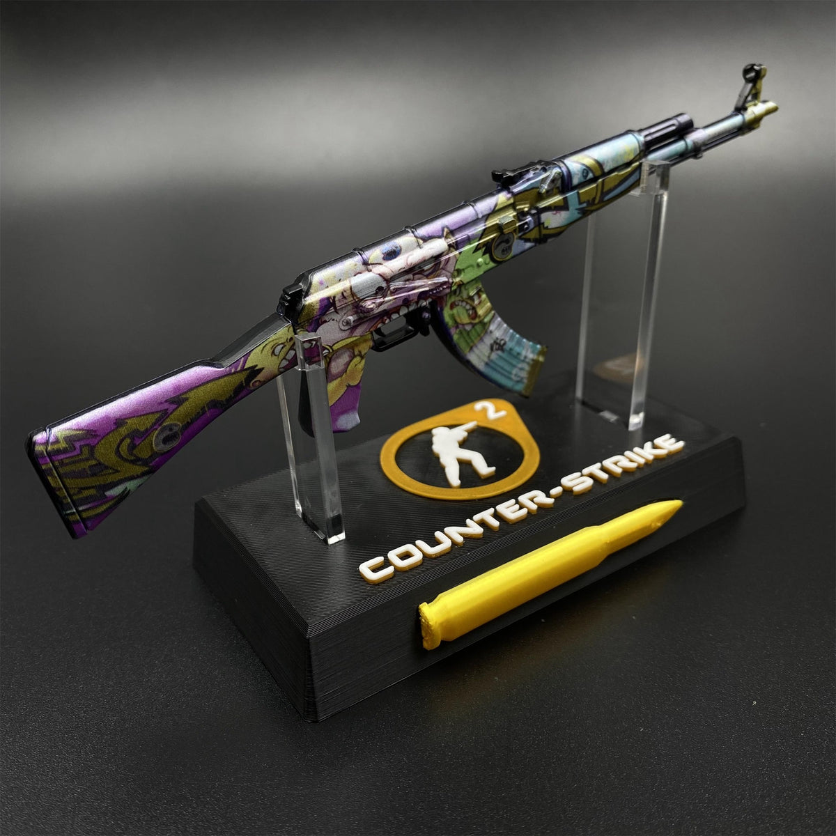 CSGO AK47 B the Monster Metal Tiny Gun Miniature For Display