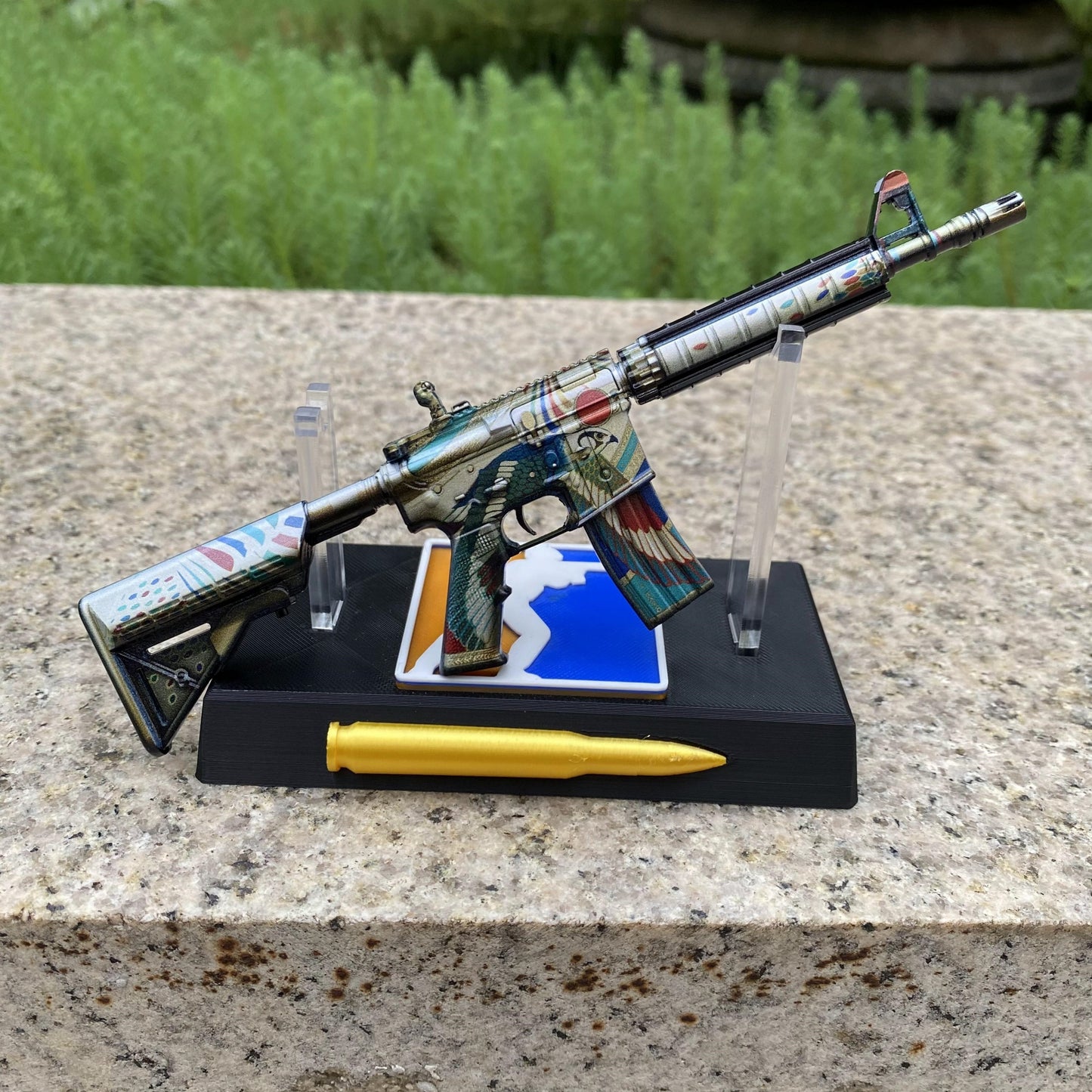 Metal Tiny CS Eye of Horus Gun Miniature For Collection
