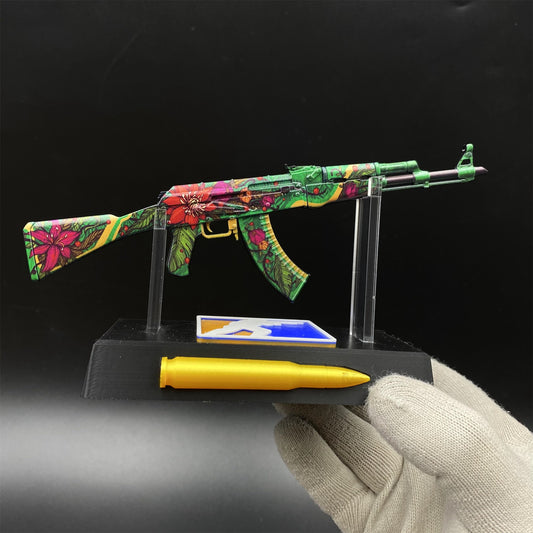 AK47 Wild Lotus Metal Miniature Gun
