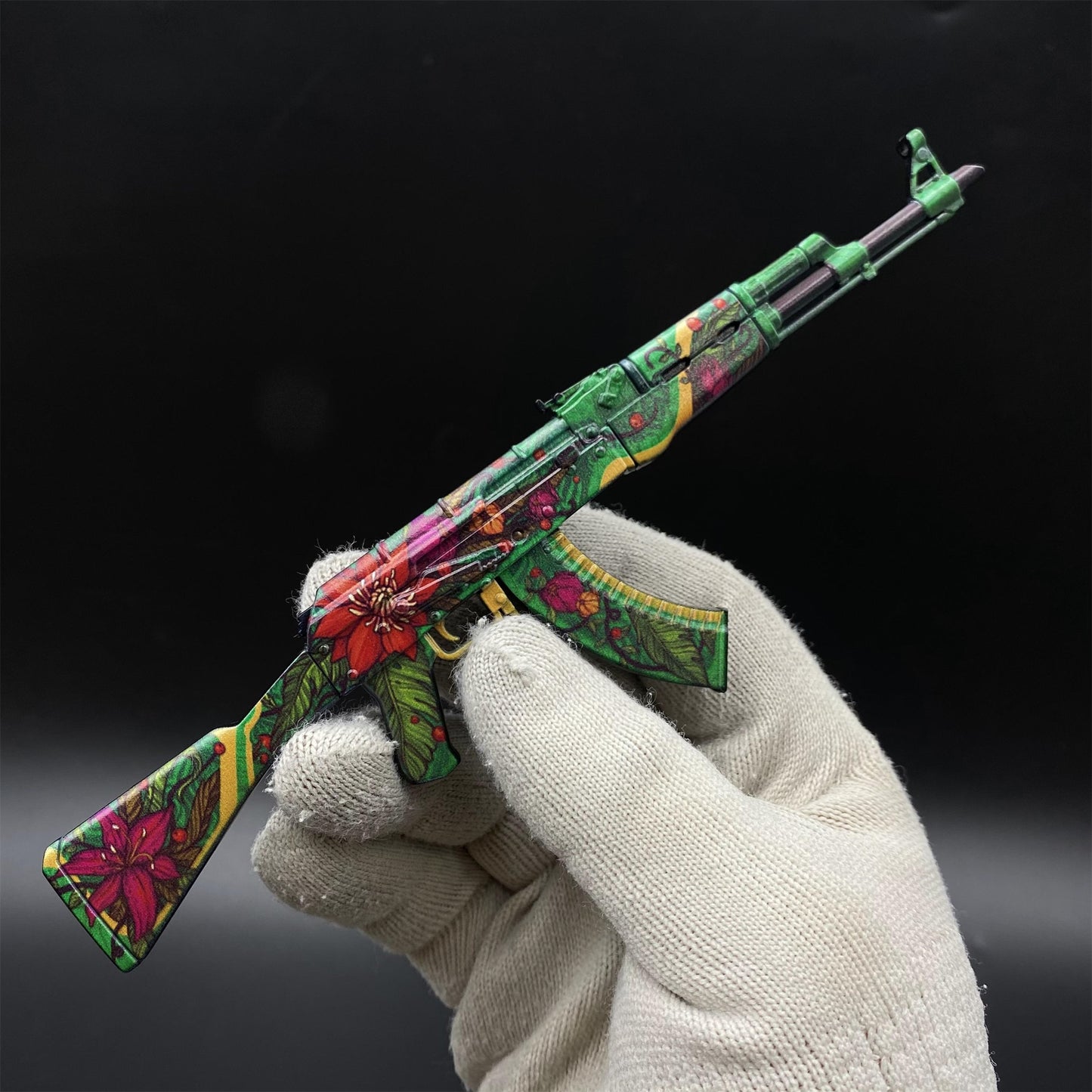 AK47 Wild Lotus Metal Miniature Gun