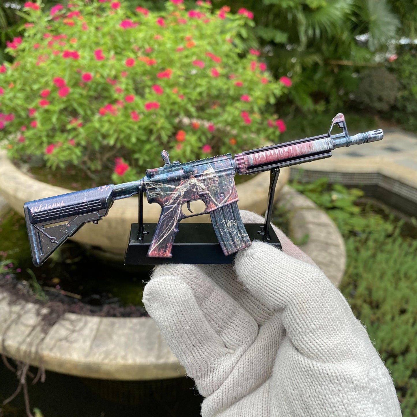 Metal Tiny CS M4A4 Tooth Fairy Gun Miniature For Collection