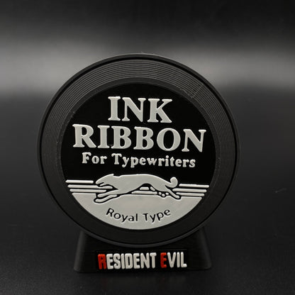 RE Ink Ribbon Speaker 3D Printed Horror Game Themed Desktop Decor Gift