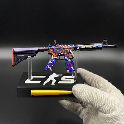 M4A4 Dragon King Mini Metal Replica For Collection