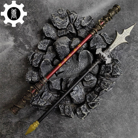 35CM/13.8'' Metal Wukong Ruyi Jingu Bang & Erlang Shen YangIjan Trident