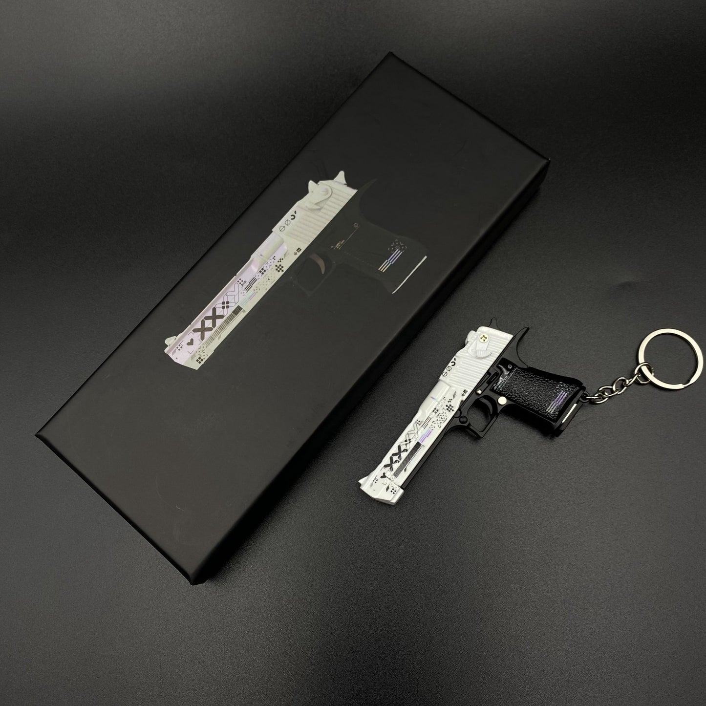 Desert Eagle Printstream mini Metal replica from Fracture Case CS2 game For Collectible