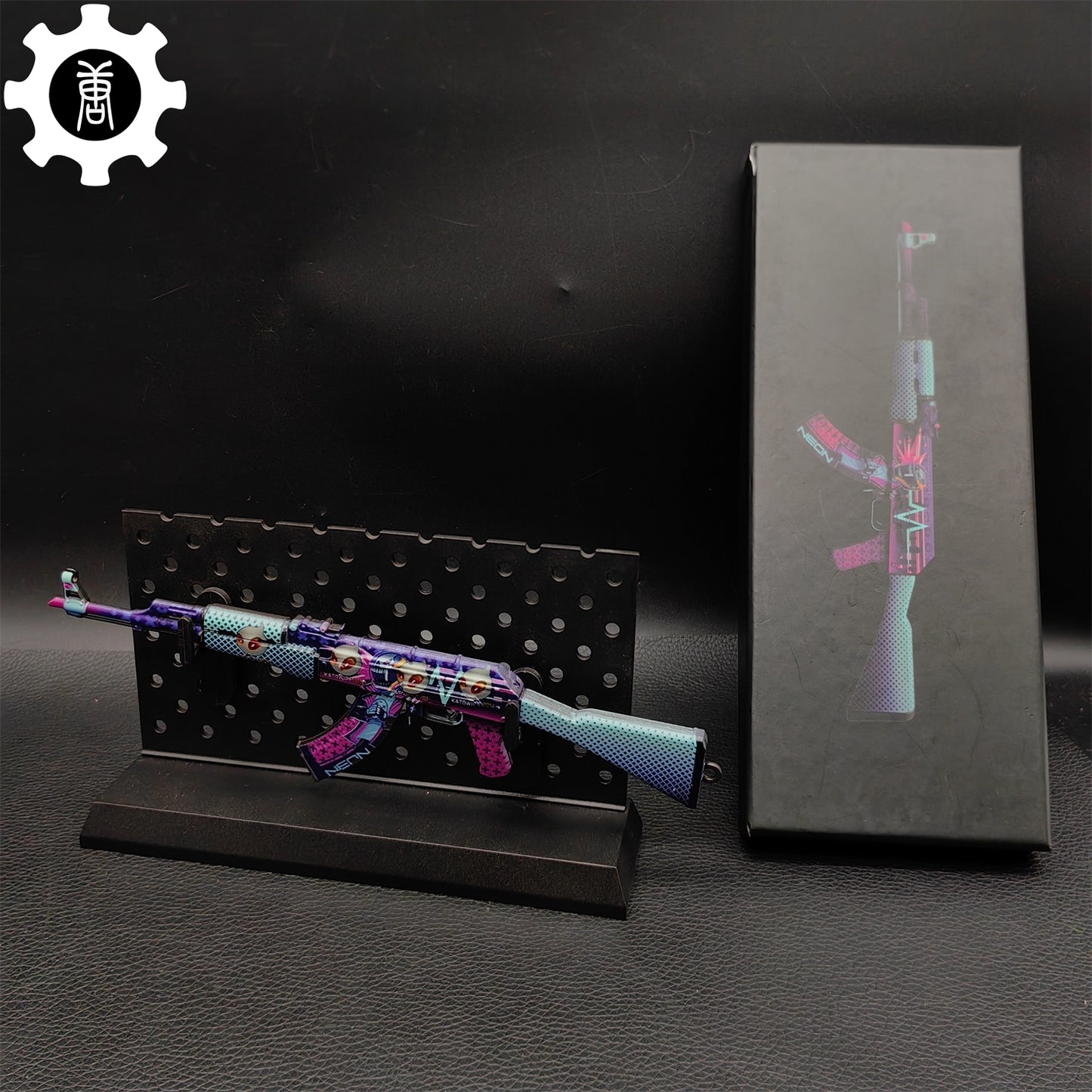 Neon Rider Case AK47 Neon Rider Case Hardened AK47 Vulcan Metal Gun Model – Leones ...
