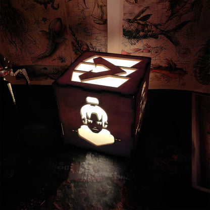 Handmade Wraith Octane Wooden Lantern Night Light