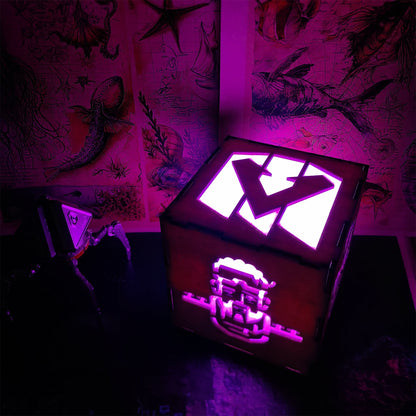Handmade Wraith Octane Wooden Lantern Night Light