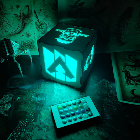 Handmade Wraith Octane Wooden Lantern Night Light