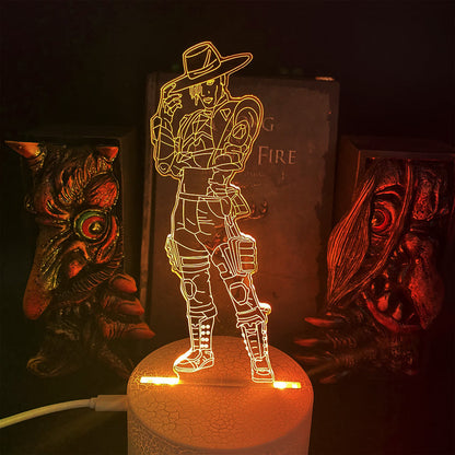 Customized Game Characters 3D Night Lamp