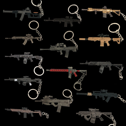 14 in 1 Keychain of Advanced Morden Gun With Accessories