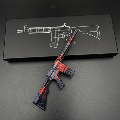 Metal Tiny CS M4A4 Evil Daimyo Gun Miniature For Collection